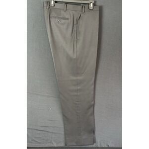 Alfani Straight Leg Flat Front 100% Wool Dress Pants 38 X 32